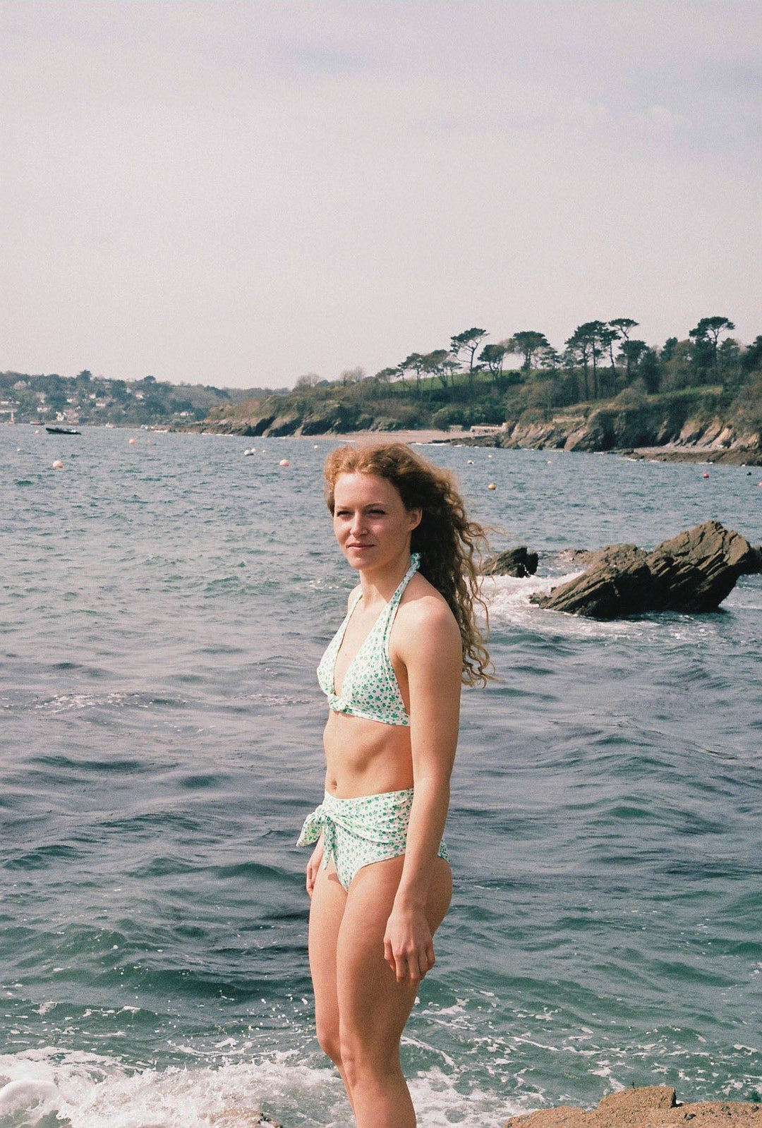 Camilla Bikini Bottom | Apple & White
