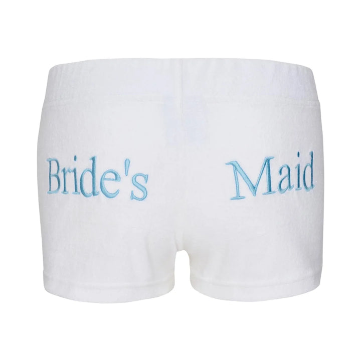 Towelling Hipster Shorts Bridal Collection
