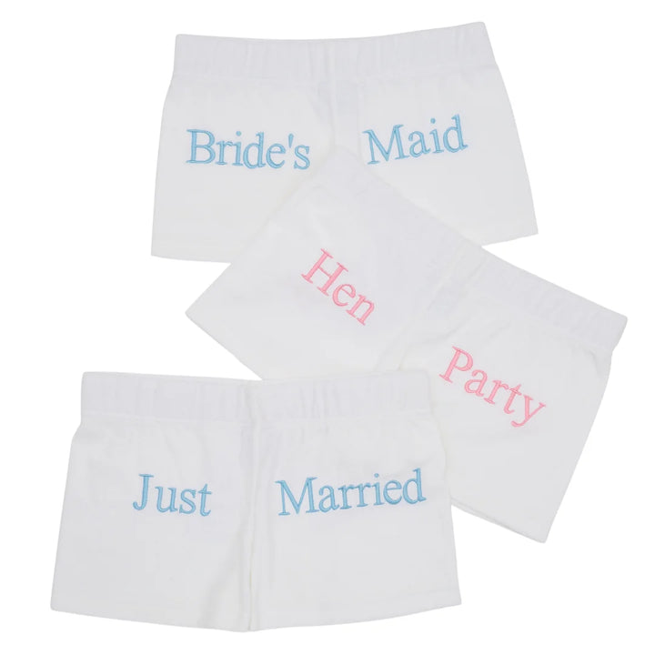 Towelling Hipster Shorts Bridal Collection