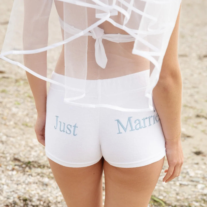 Towelling Hipster Shorts Bridal Collection