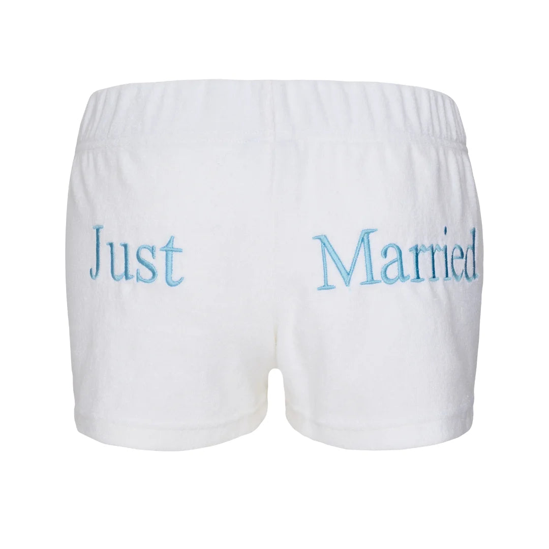 Towelling Hipster Shorts Bridal Collection