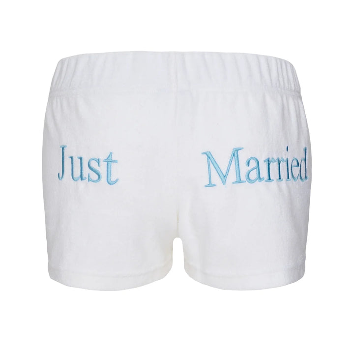 Towelling Hipster Shorts Bridal Collection