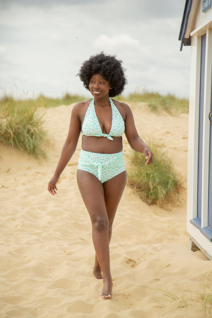 Camilla Bikini Bottom | Apple & White