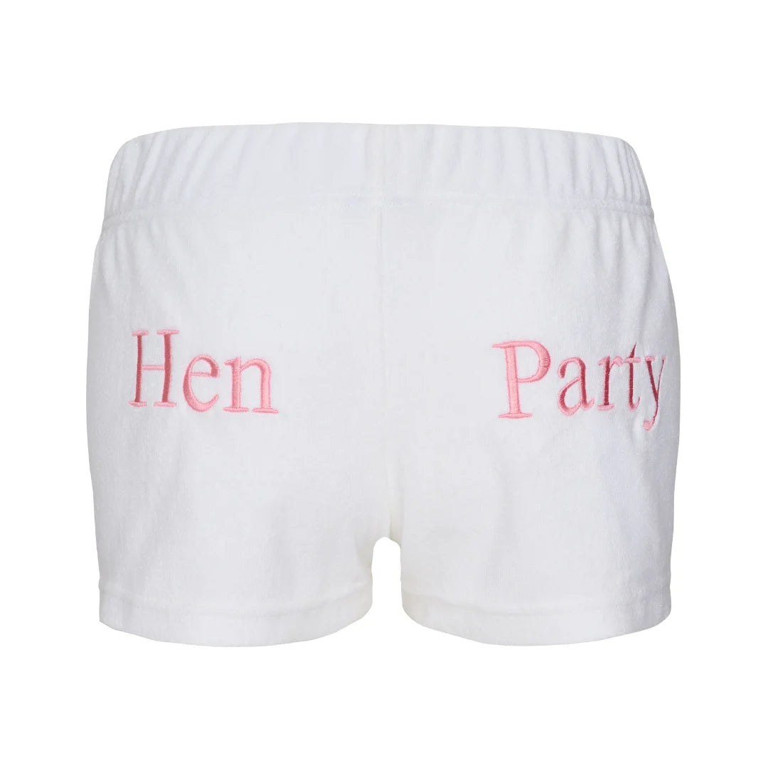 Towelling Hipster Shorts Bridal Collection