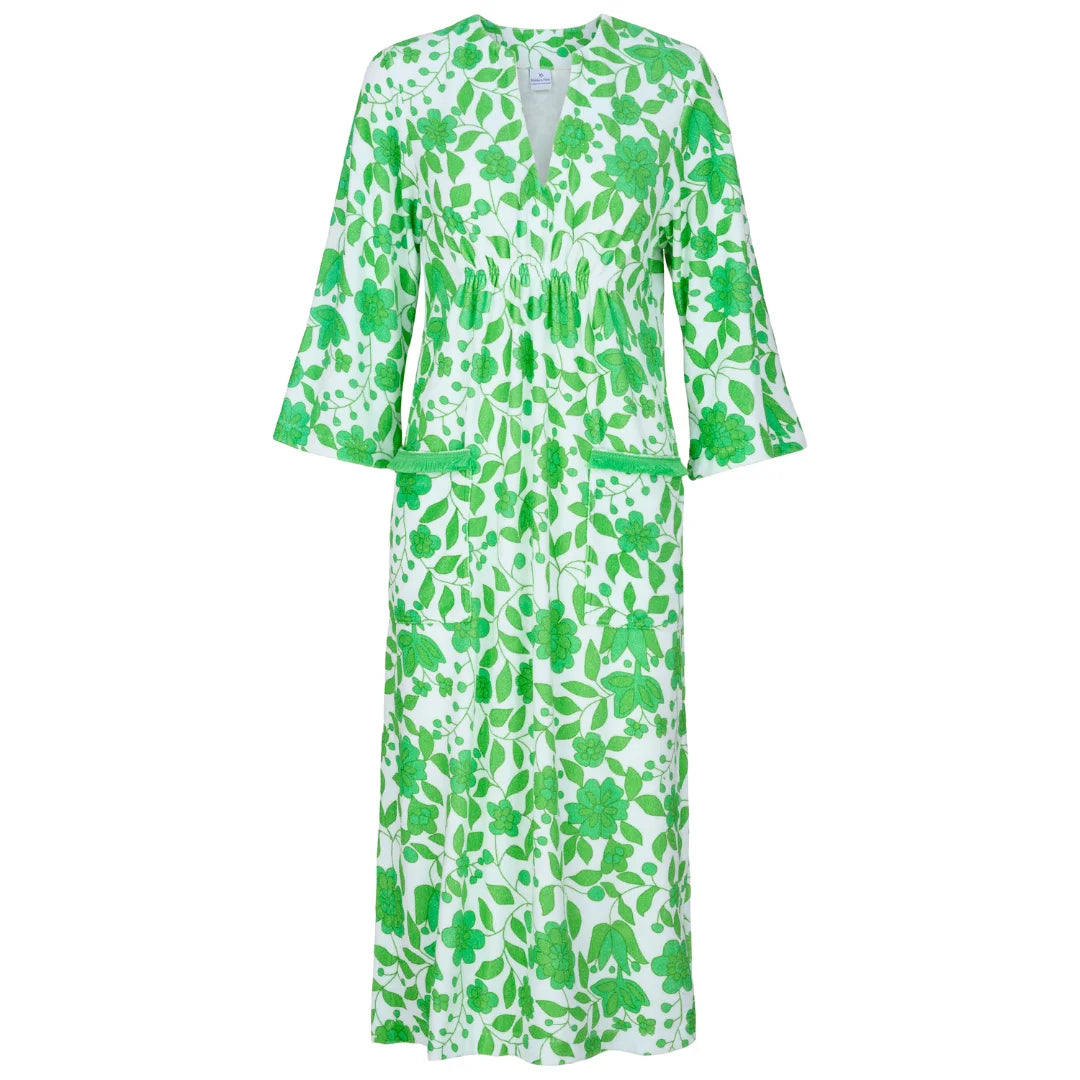 Victoria Floral Towelling Beach Dress / Cover Up | Apple
