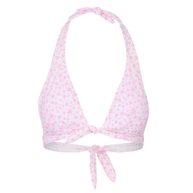 Camilla Bikini Top (Rose & White)