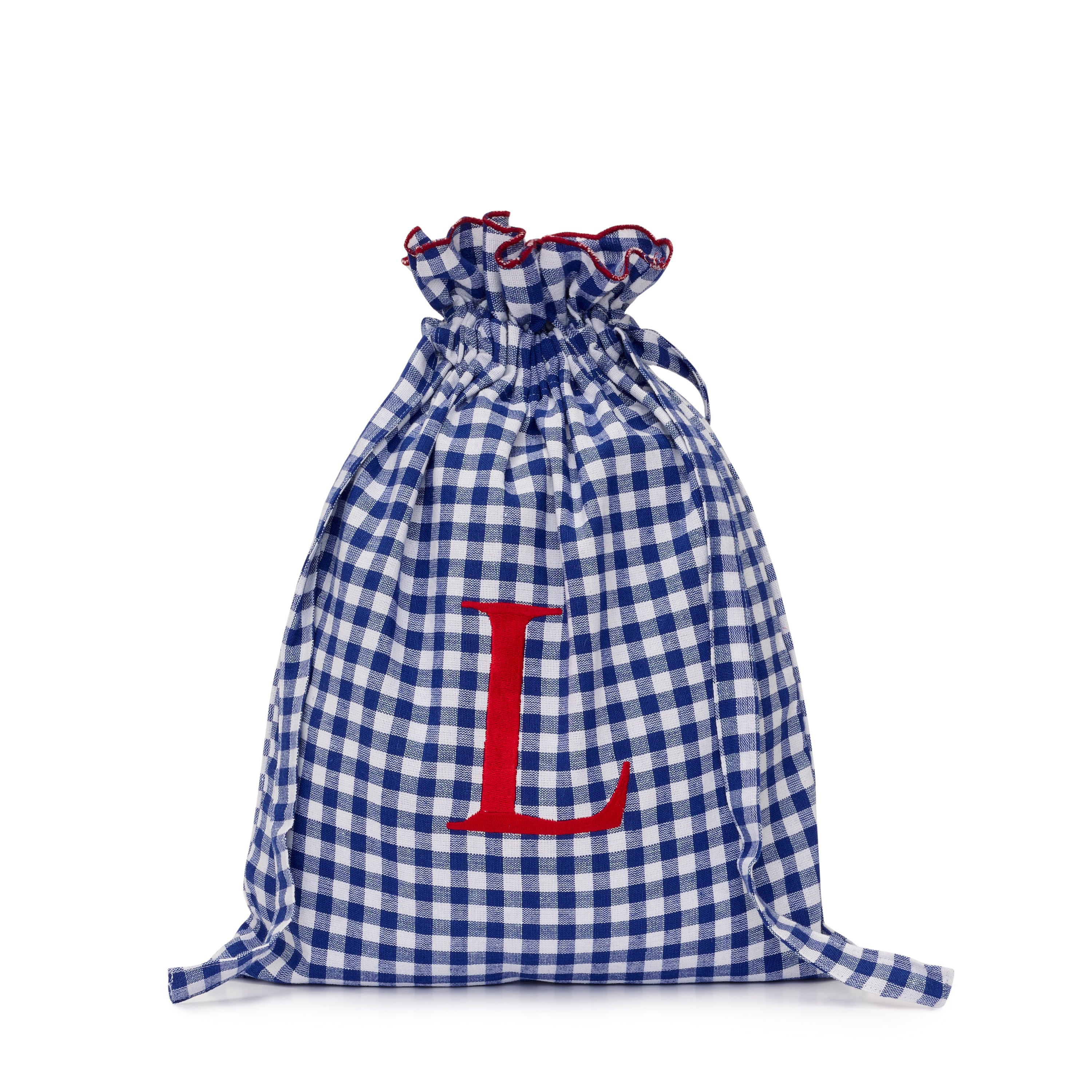 R&D.M.o-☆GINGHAM CHECK DRAWSTRING BAG(L) R&D.M(オールドマンズテーラー) GINGHAM CHECK DRAWSTRING BAG