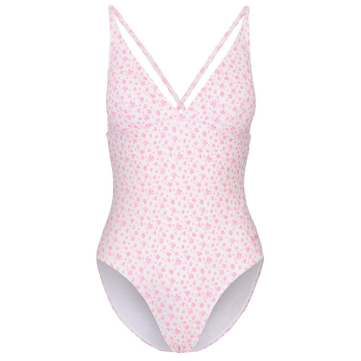 Melissa Floral Swimsuit | Rose & White