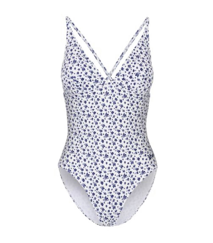 Melissa Floral Swimsuit | Rose & White