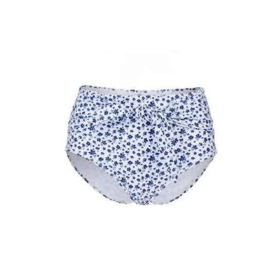 Camilla Bikini Bottom | Navy & White