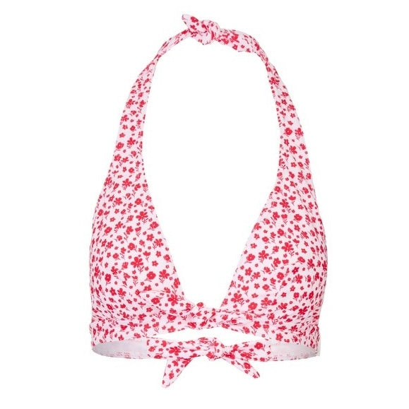 Camilla Bikini Top (Crimson & White)