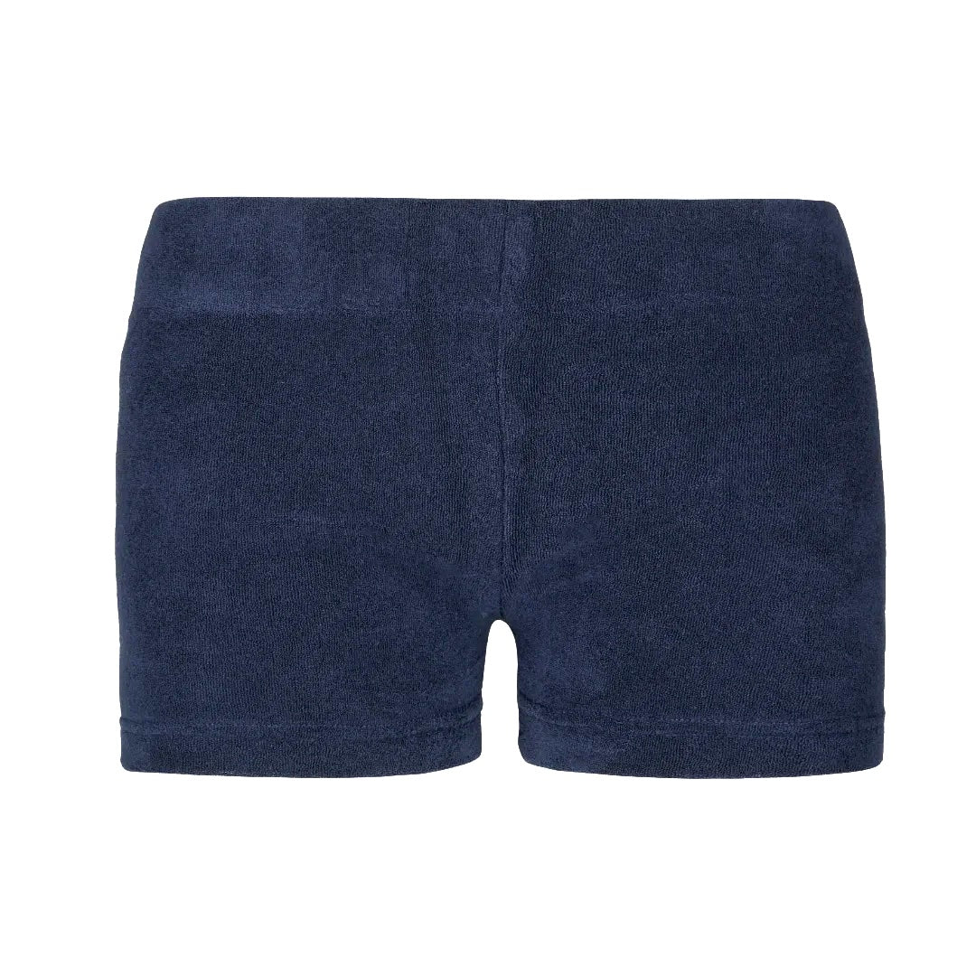 Towelling Hipster Shorts | Navy