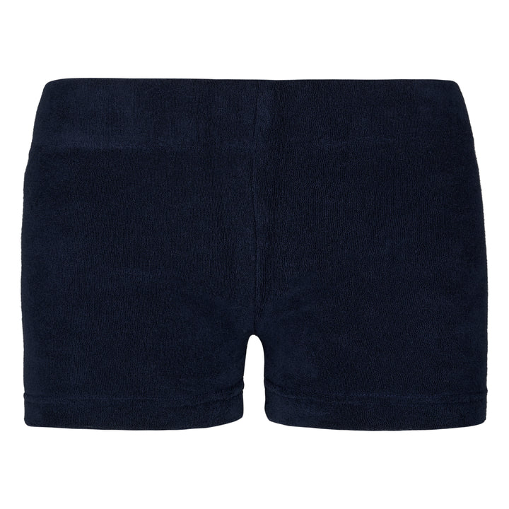 Womens and Girls Towelling Hipster Shorts | Navy