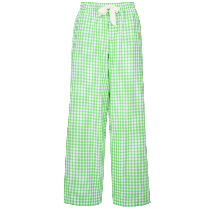 Slouchy Bottoms    Blue Gingham