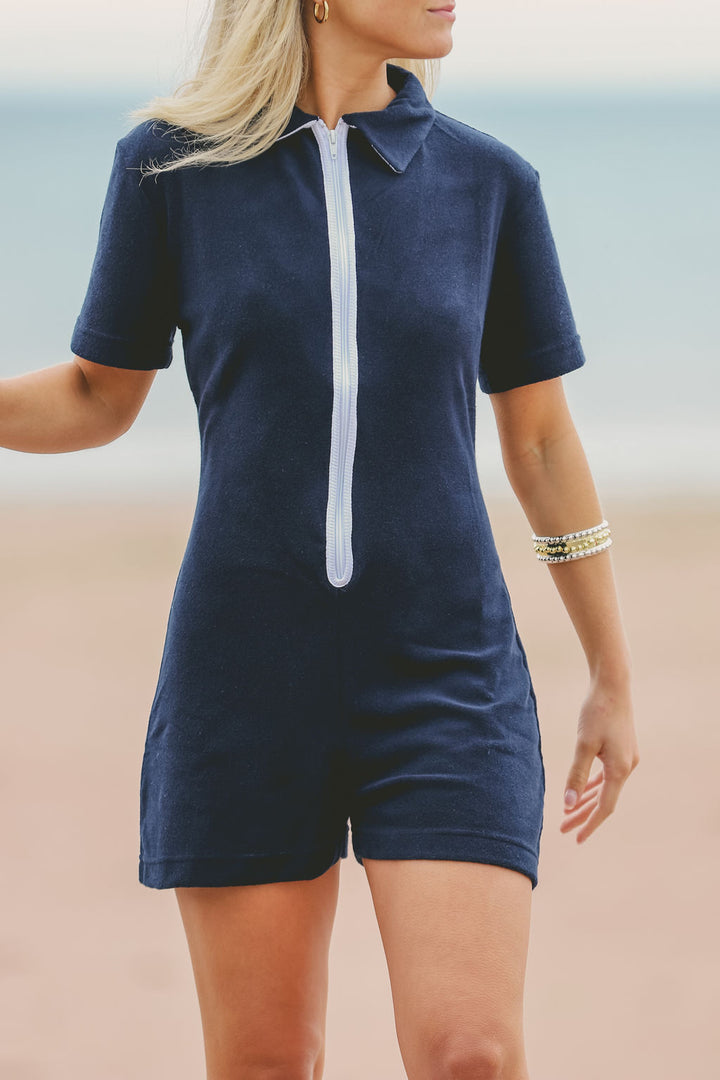 Danni Playsuit (Navy)