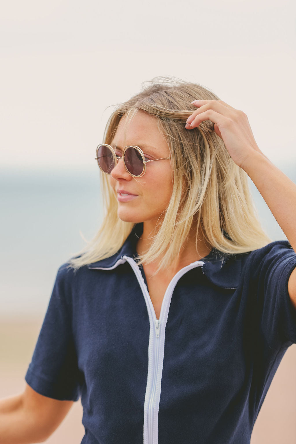 Danni Playsuit (Navy)