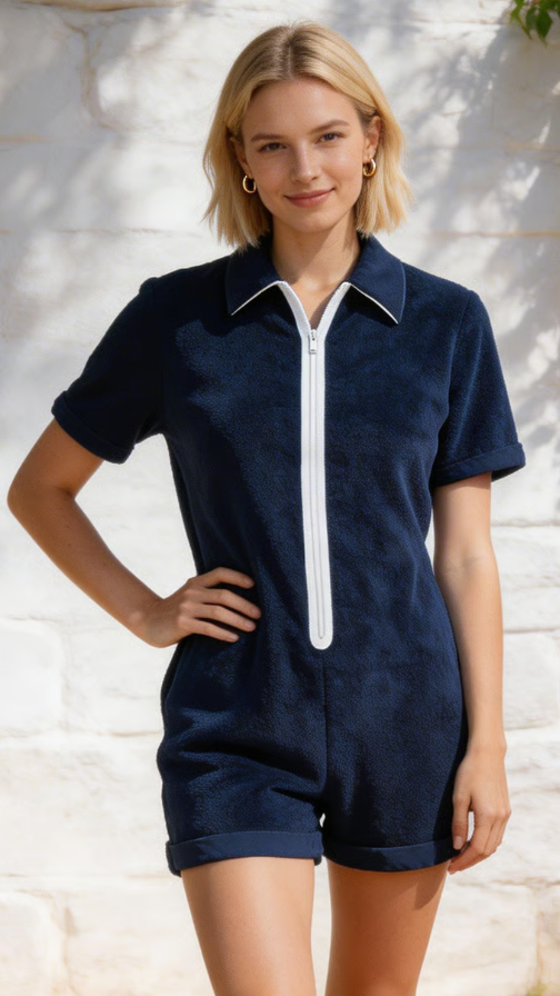 Danni Playsuit (Navy)