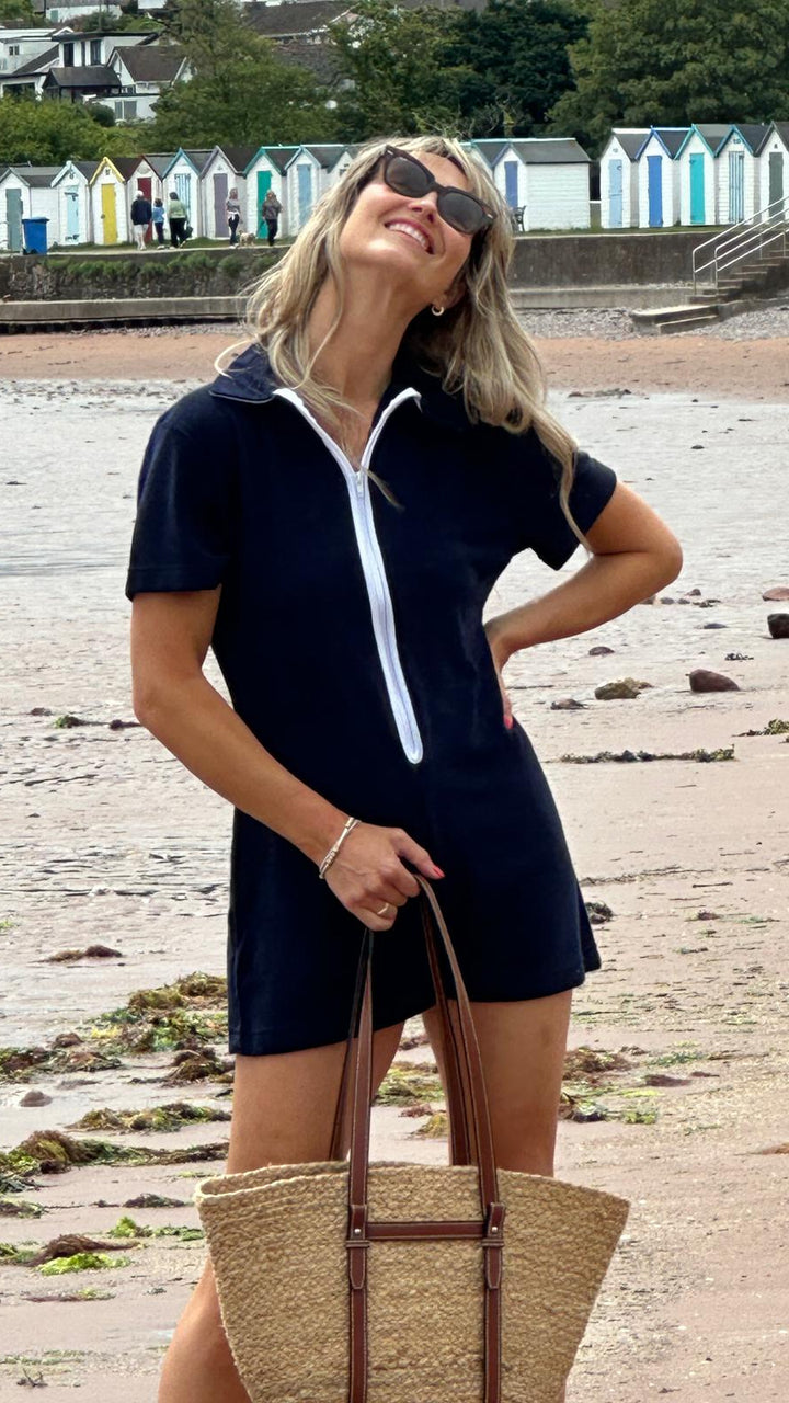 Danni Playsuit (Navy)