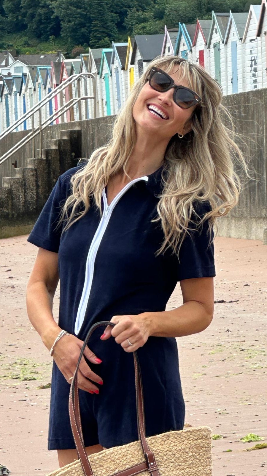 Danni Playsuit (Navy)