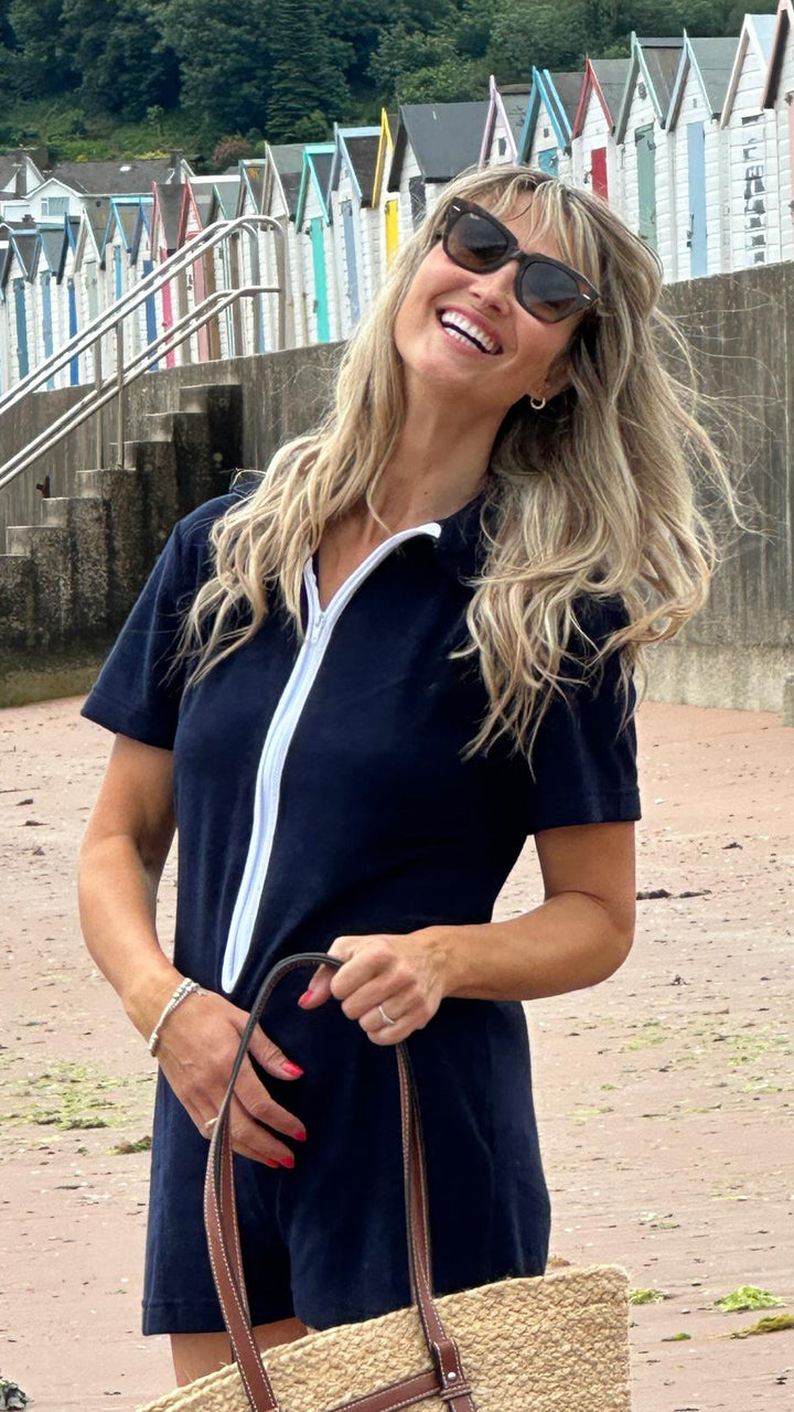 Danni Playsuit (Navy)